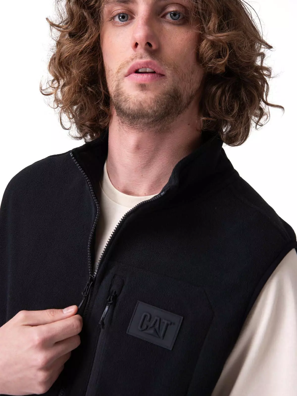 Polar Microfleece Vest Negro Hombre-3