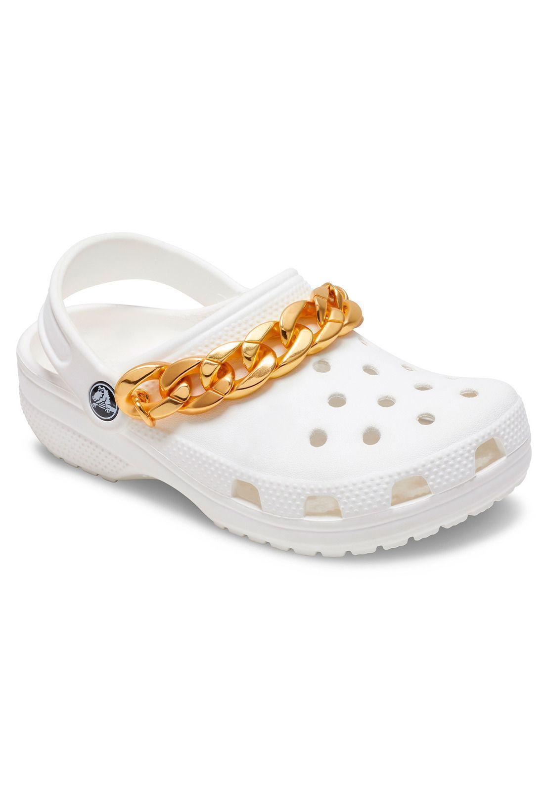 Jibbitz Crocs Cadena Dorada Metalizado-1