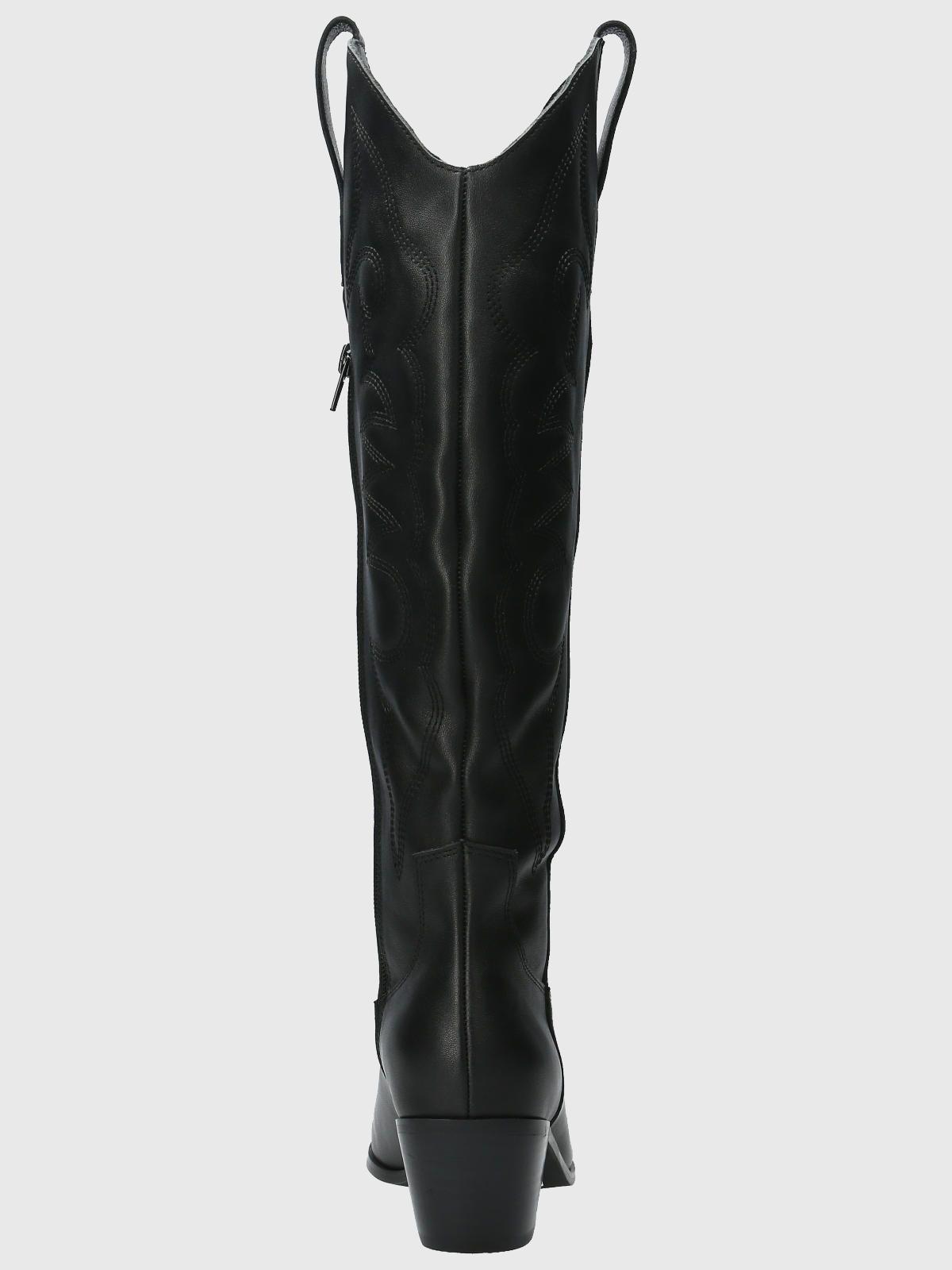 Bota vaquera Cuero Mujer Webber Negro-6