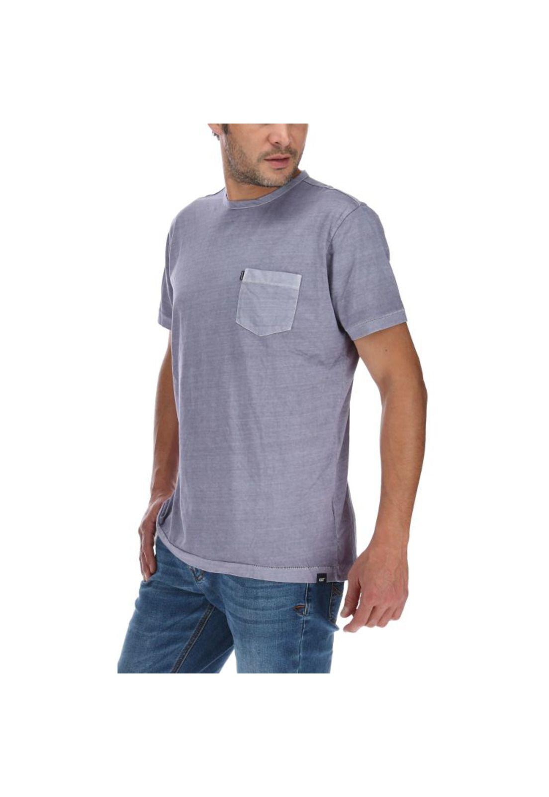 Polera Mc Hombre Pigment Dyed Fashion Tee Morado-1