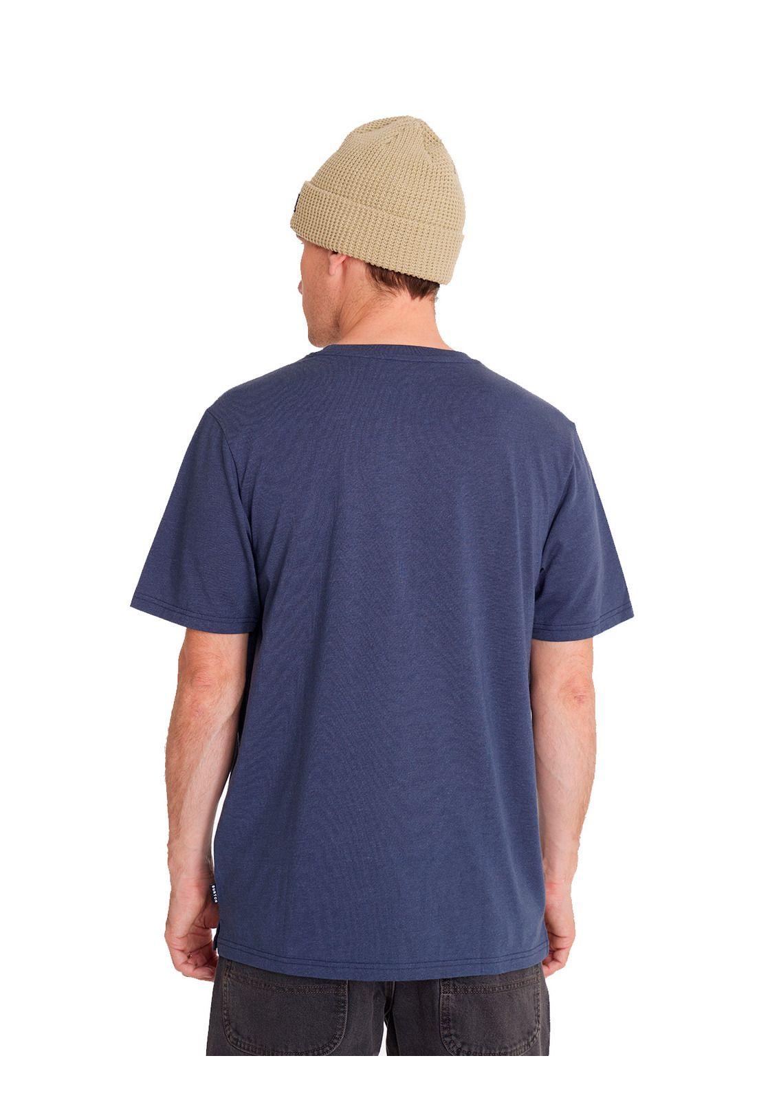 Polera manga corta Hombre T-Shirt SS Azul-4