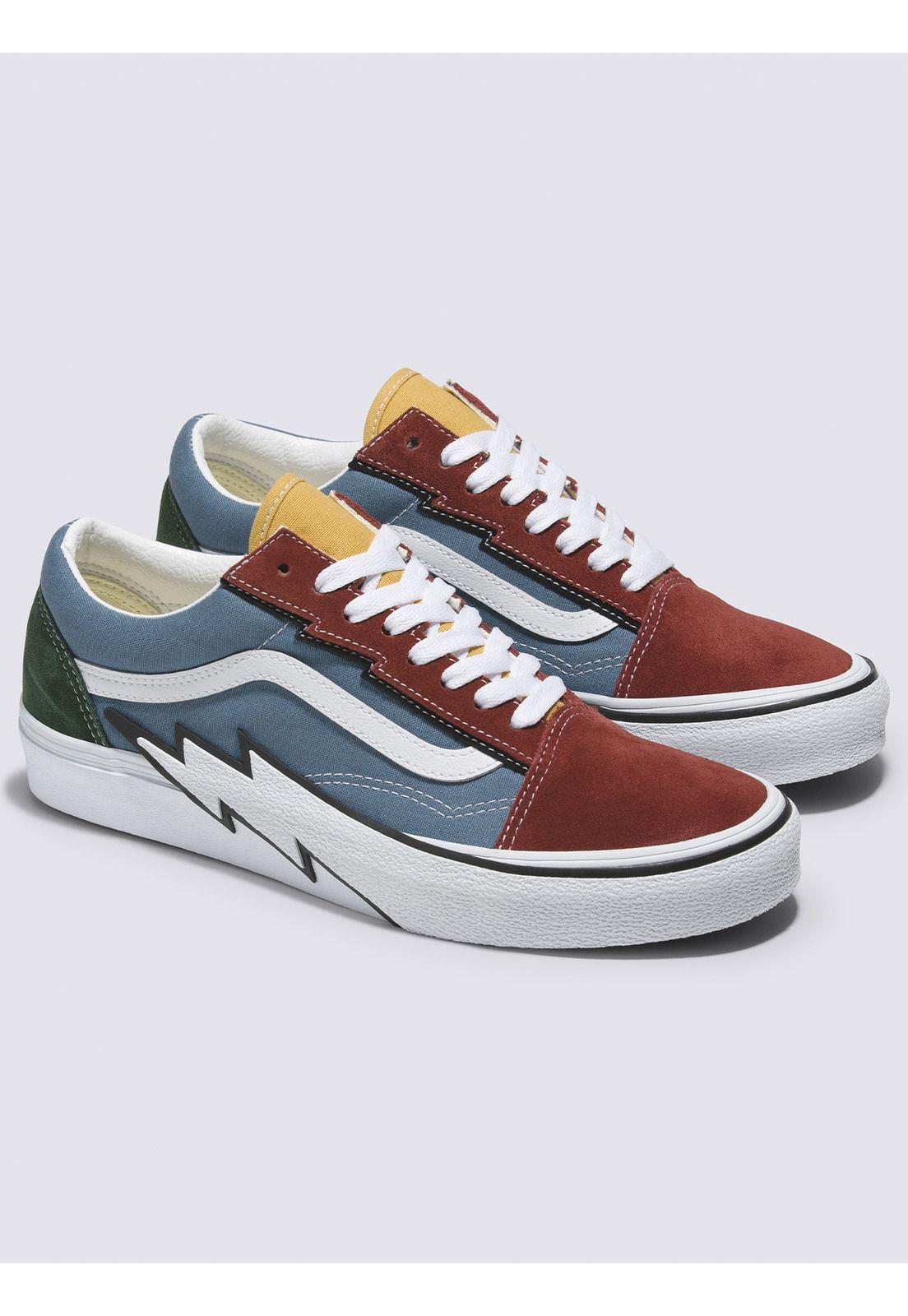 Zapatilla Old Skool Bolt Azul Unisex-0