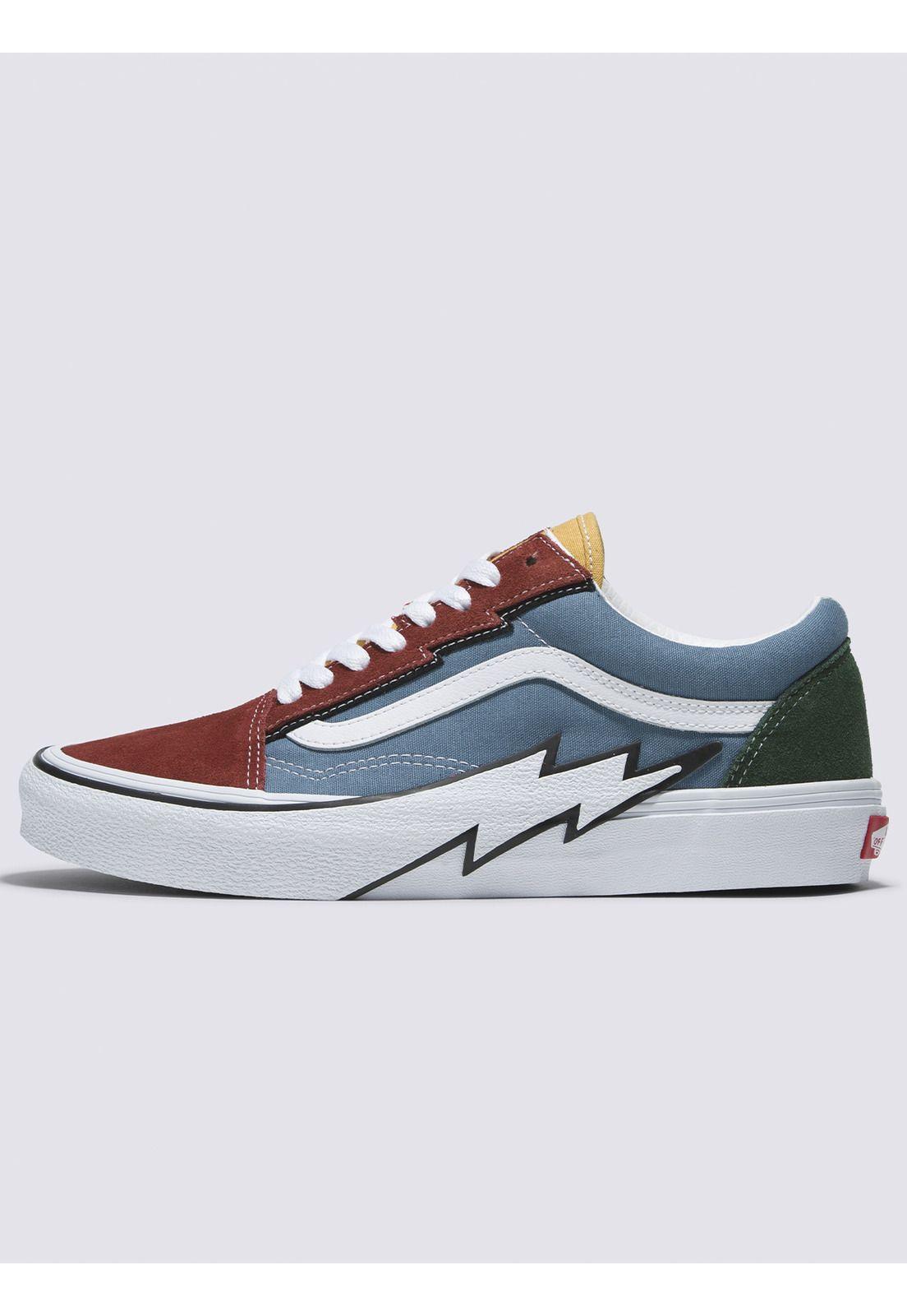 Zapatilla Old Skool Bolt Azul Unisex-3