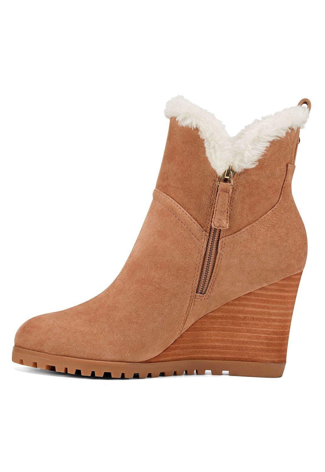 Botín Cici Gamuza Café-2