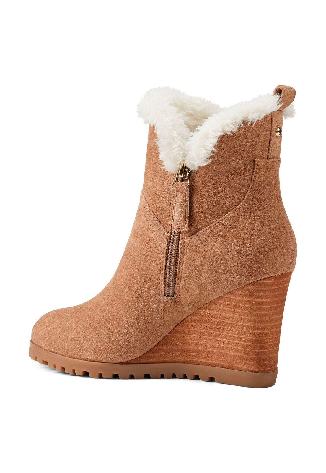 Botín Cici Gamuza Café-3