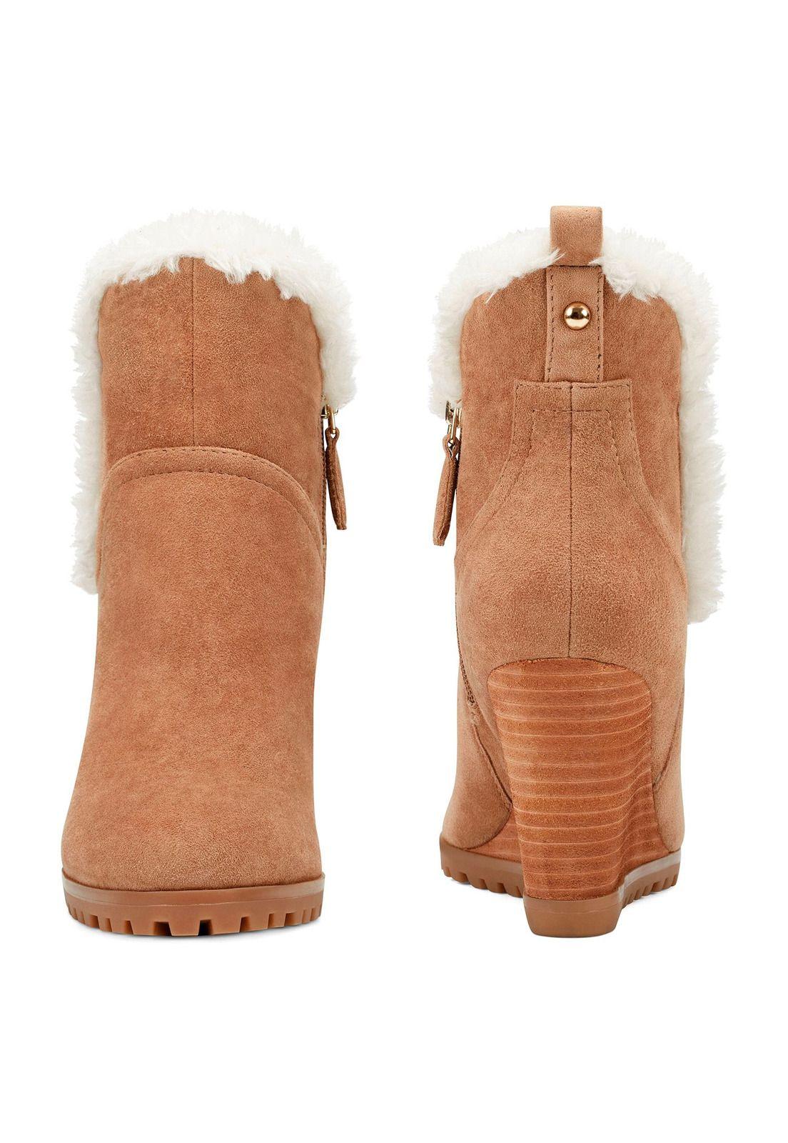 Botín Cici Gamuza Café-4