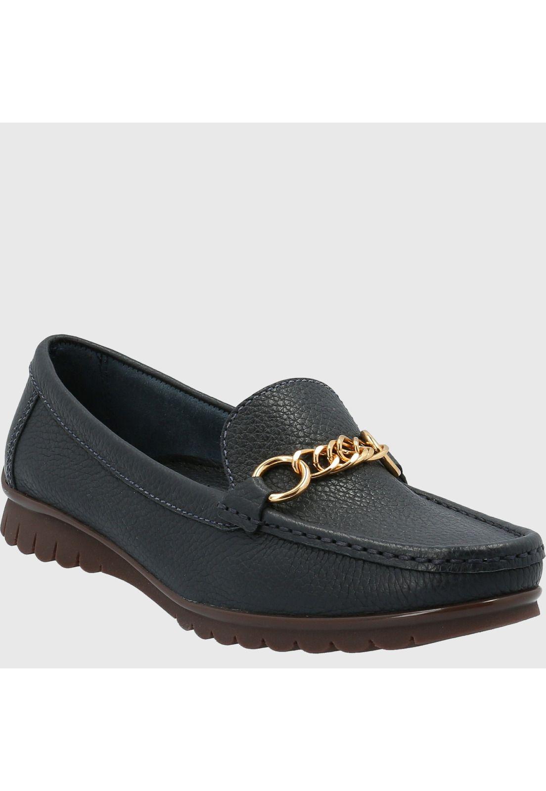 Mocasín Cuero Mujer Fuji Azul-0