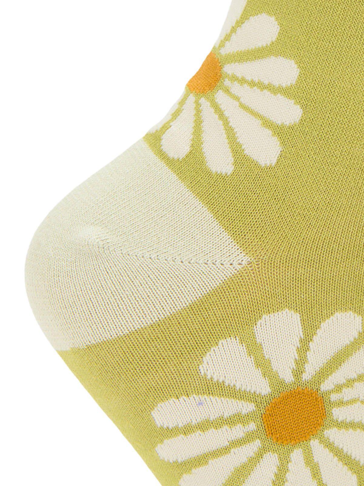 Calcetin Bambú Mujer Margaret Verde-2