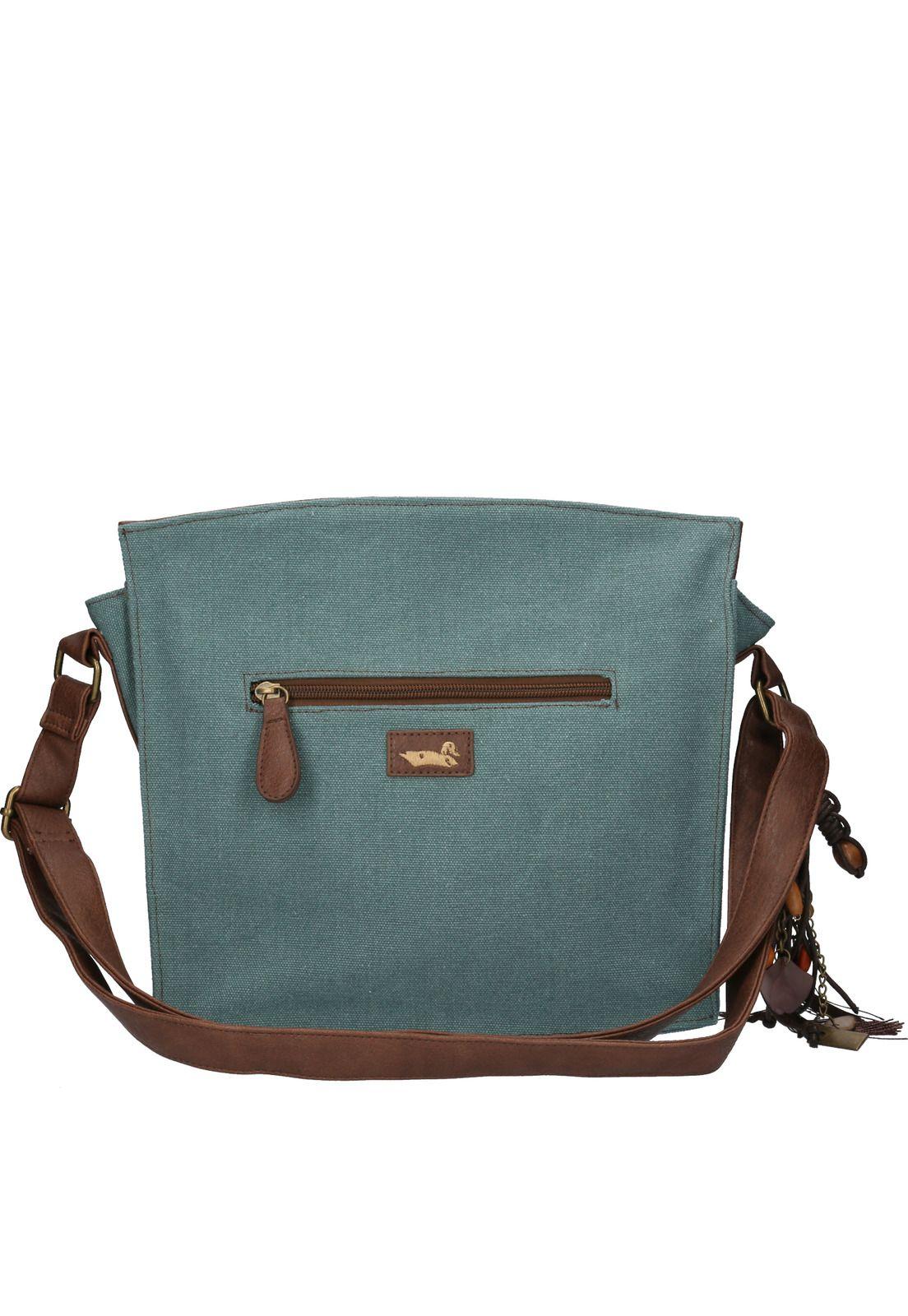 Cartera Mujer Fiore Cross Turquesa-2
