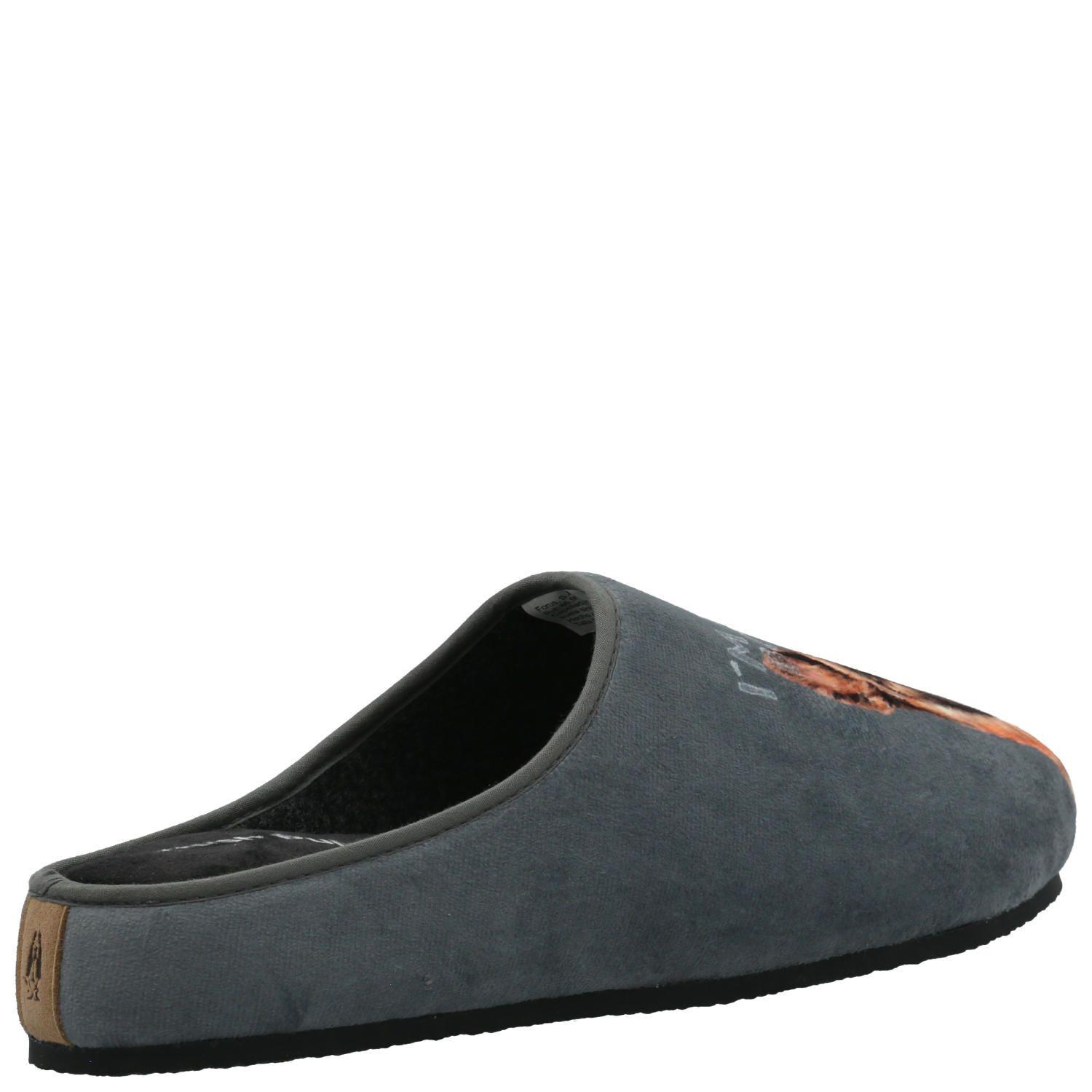 Pantufla Hombre Hp Slipper Shepherd Gris-8
