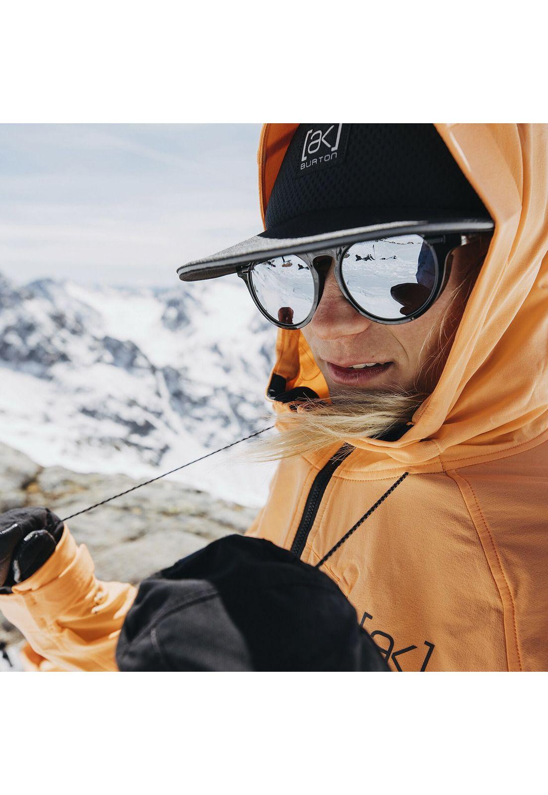 Parka Nieve W Ak Softshell Jk Naranjo Mujer-7