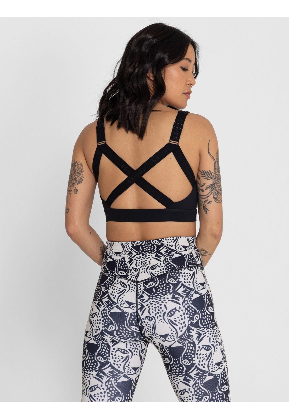 Peto Deportivo Bra Helena Ms Negro Mujer-0
