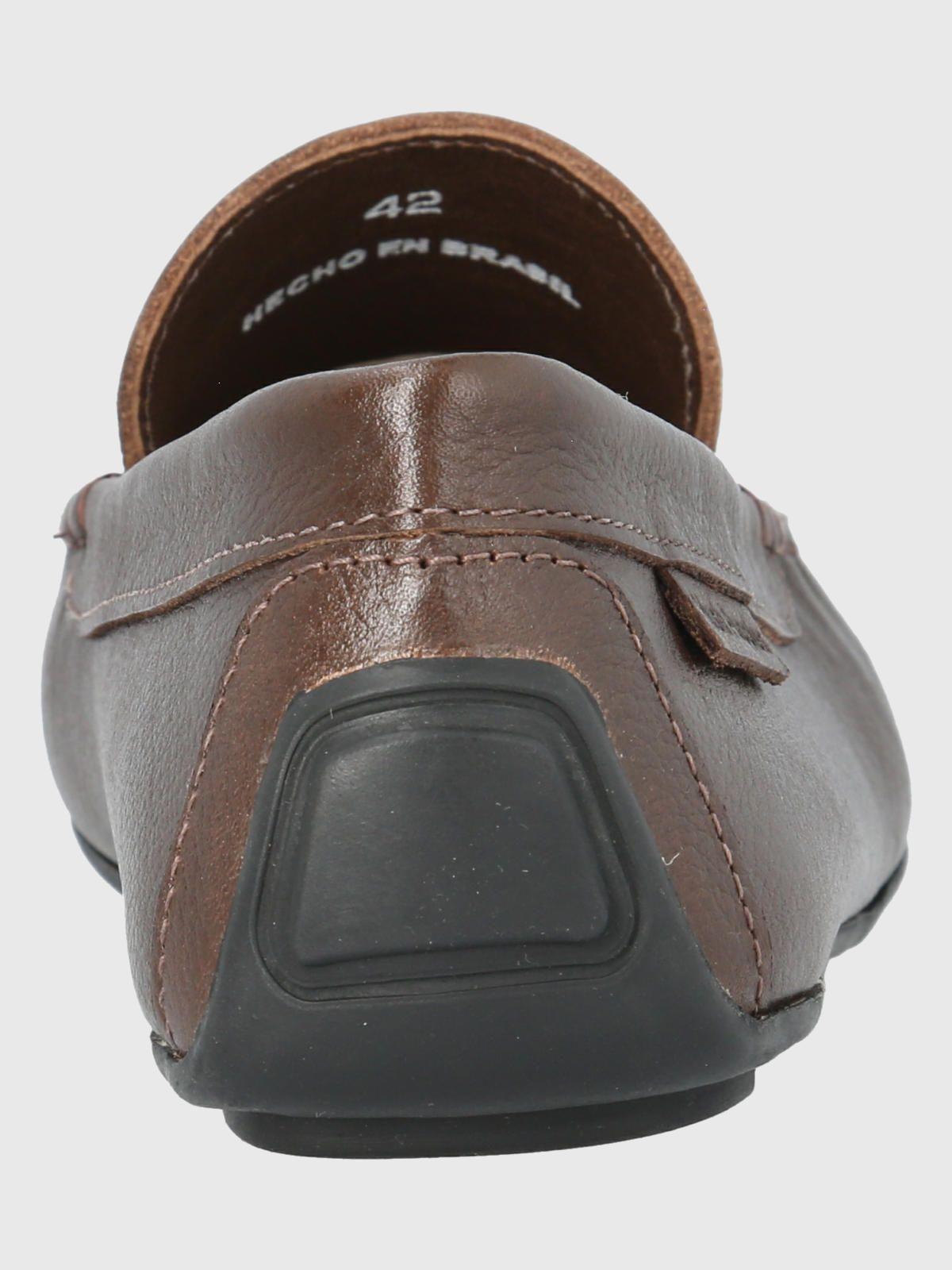 Mocasín Cuero Café Oscuro Hombre Blumenau -5