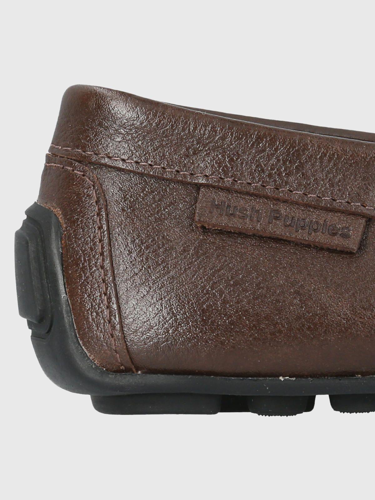 Mocasín Cuero Café Oscuro Hombre Blumenau -6