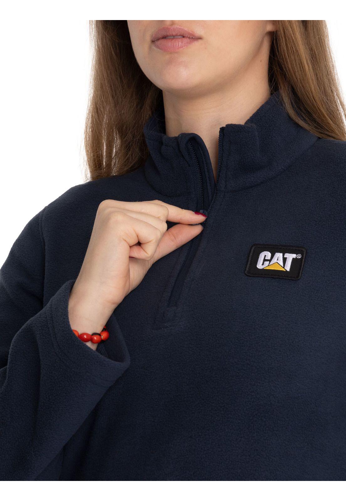 Polar Mujer Microfleece Quarter Zip Azul-3