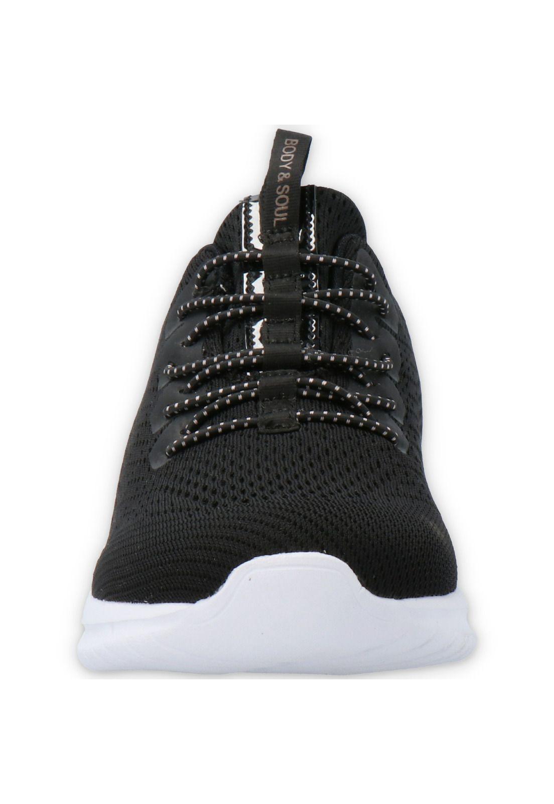 Zapatilla Mujer Ariana Negro Body And Soul-2