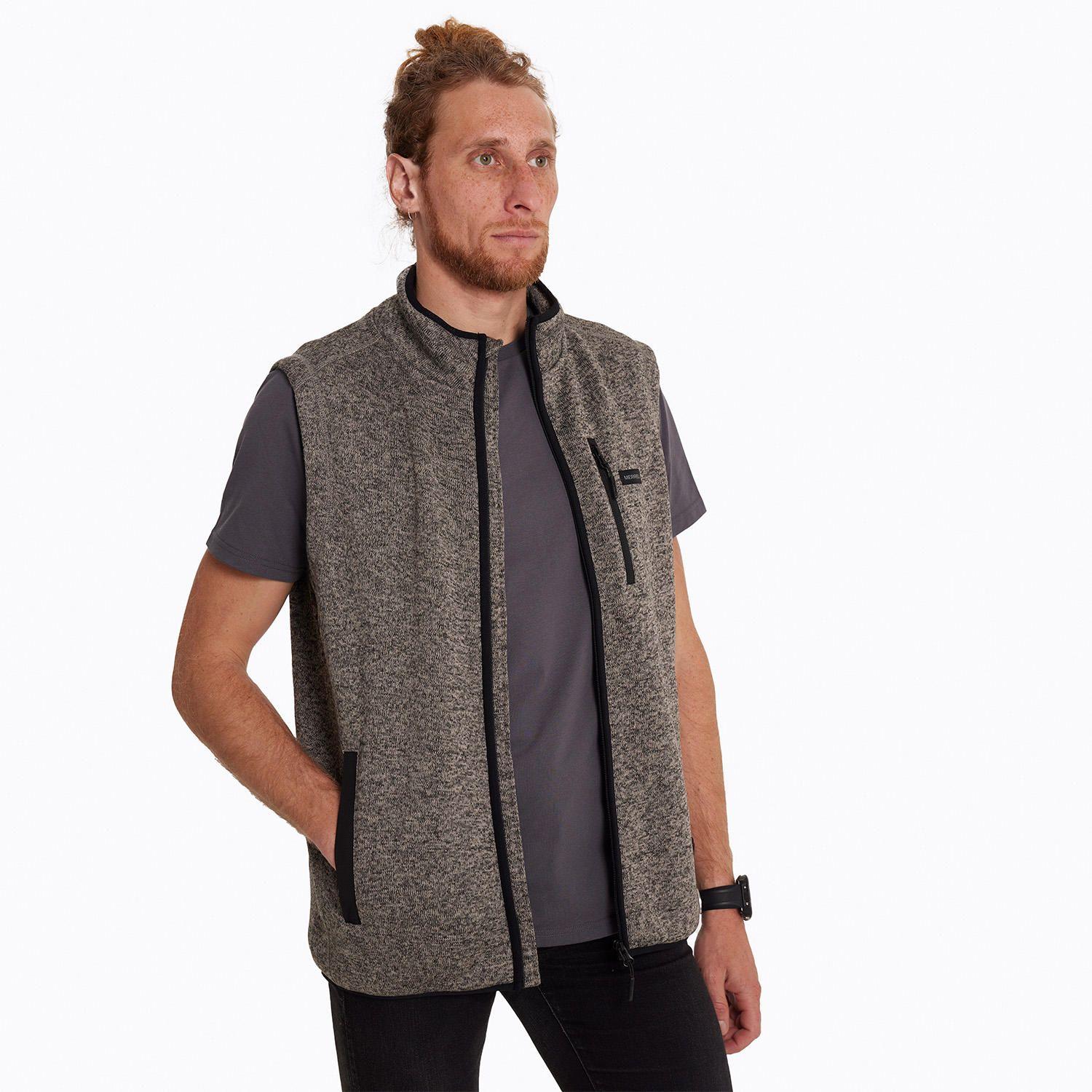 Polar Sin Mangas Hombre Campbell Knitted Gris-3