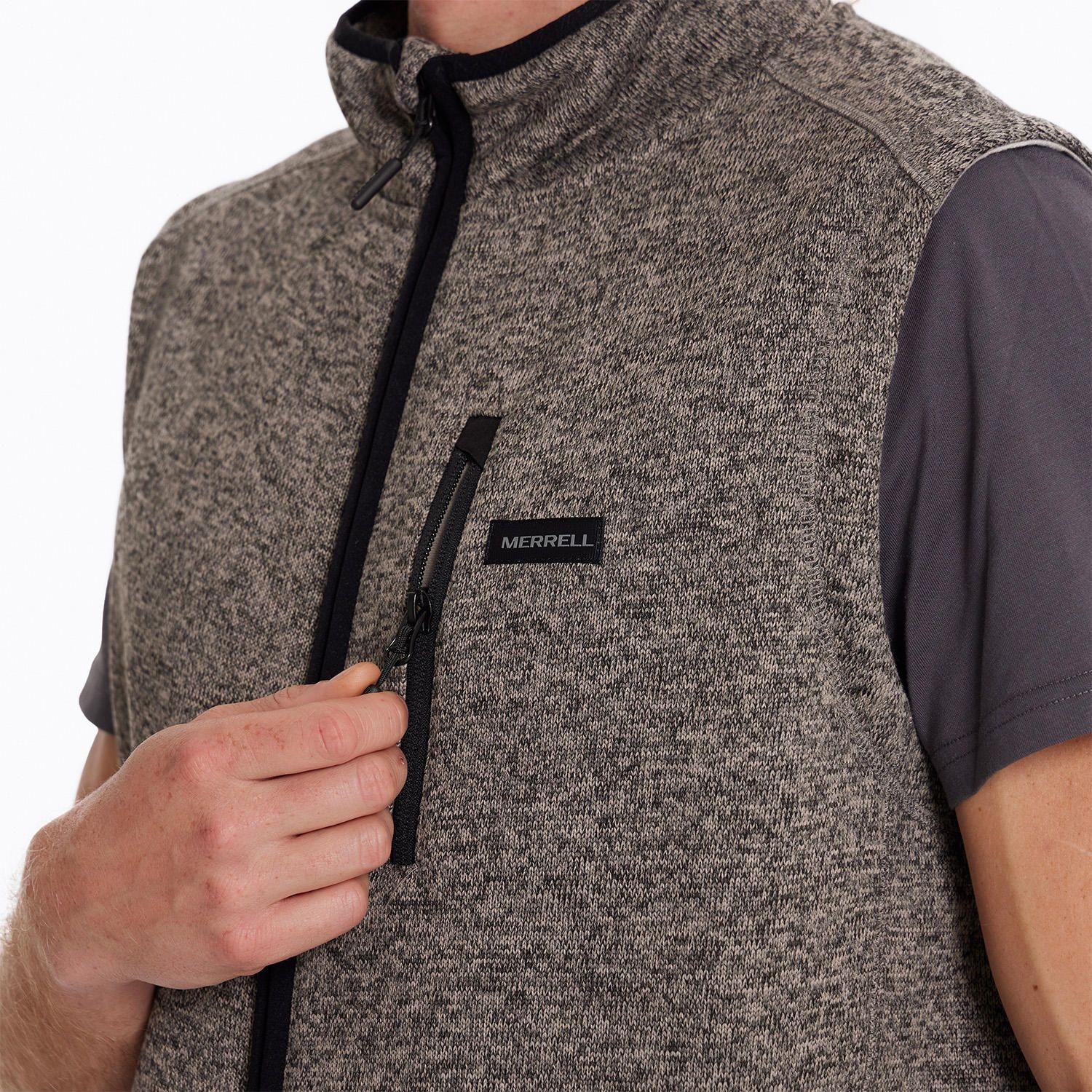 Polar Sin Mangas Hombre Campbell Knitted Gris-4