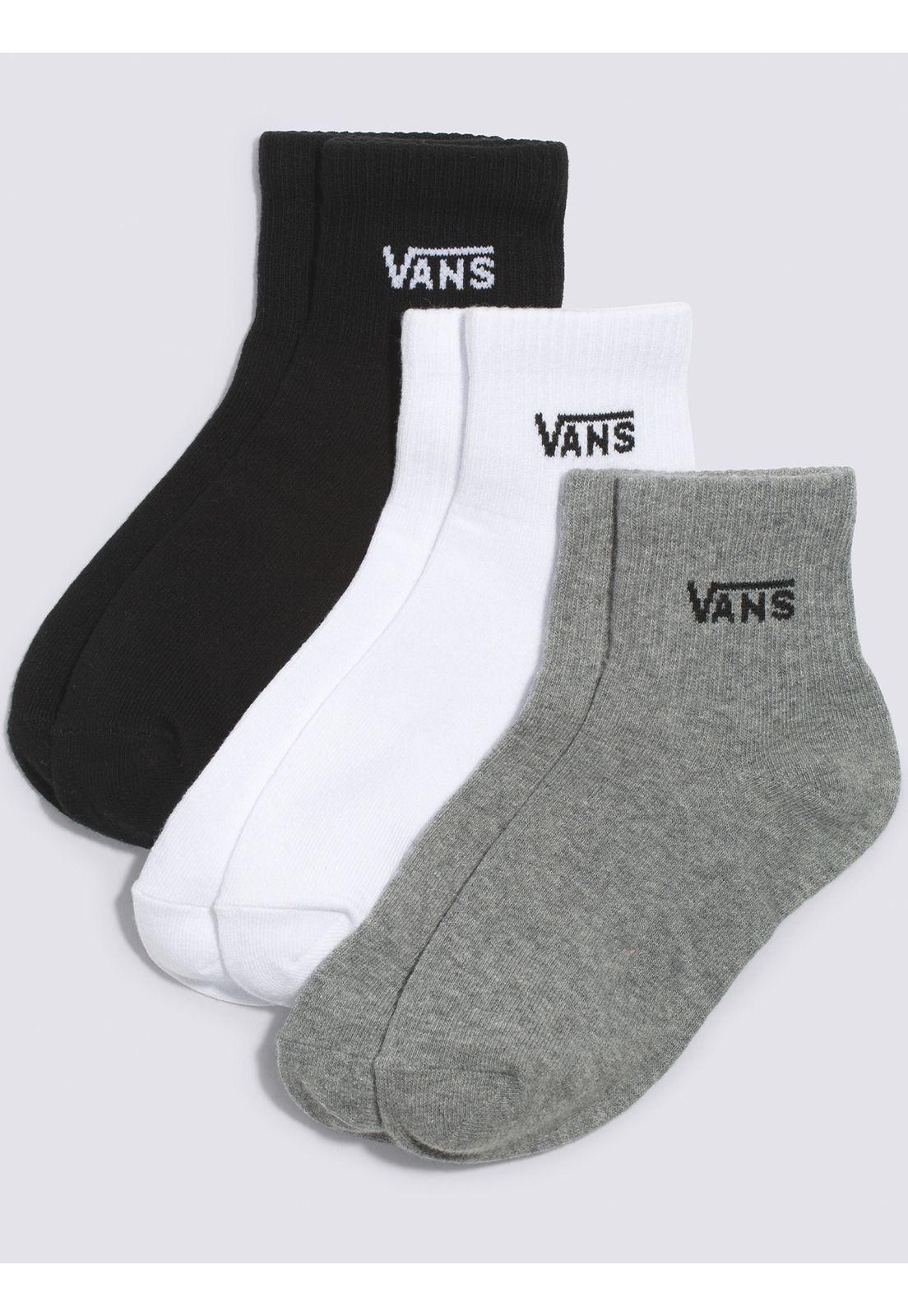 Calcetín Half Crew Sock Negro Mujer-1