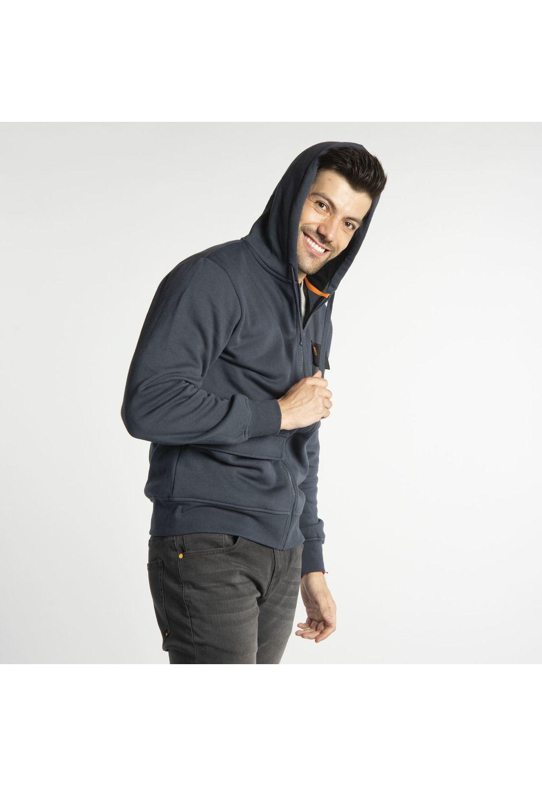 Polerón Hombre Resource Fz Hooded S Gris-1