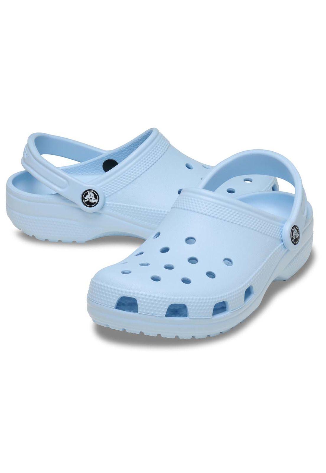 Zueco Crocs Unisex Classic Clog Azul Claro-3