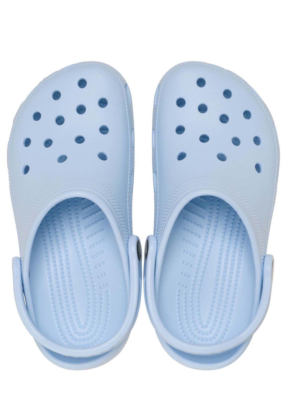 Zueco Crocs Unisex Classic Clog Azul Claro-4