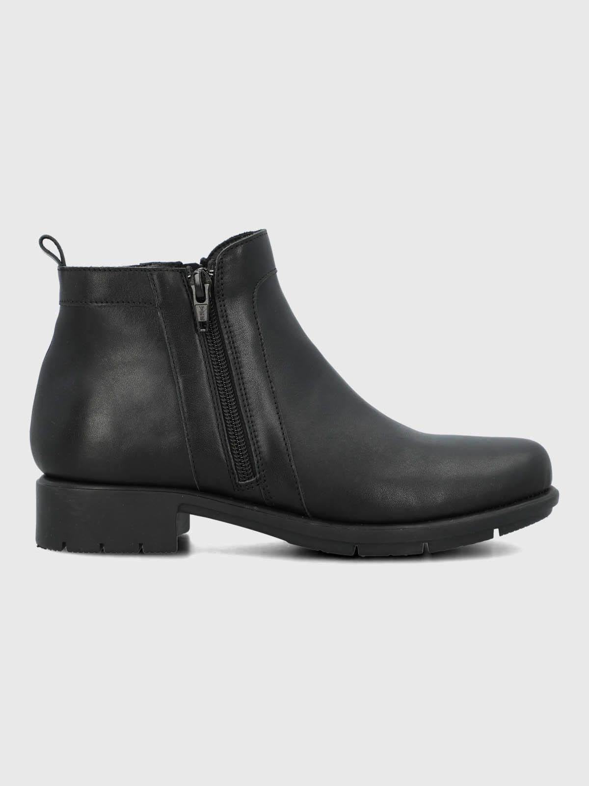 Botin Cuero Mujer Patricia Negro-1