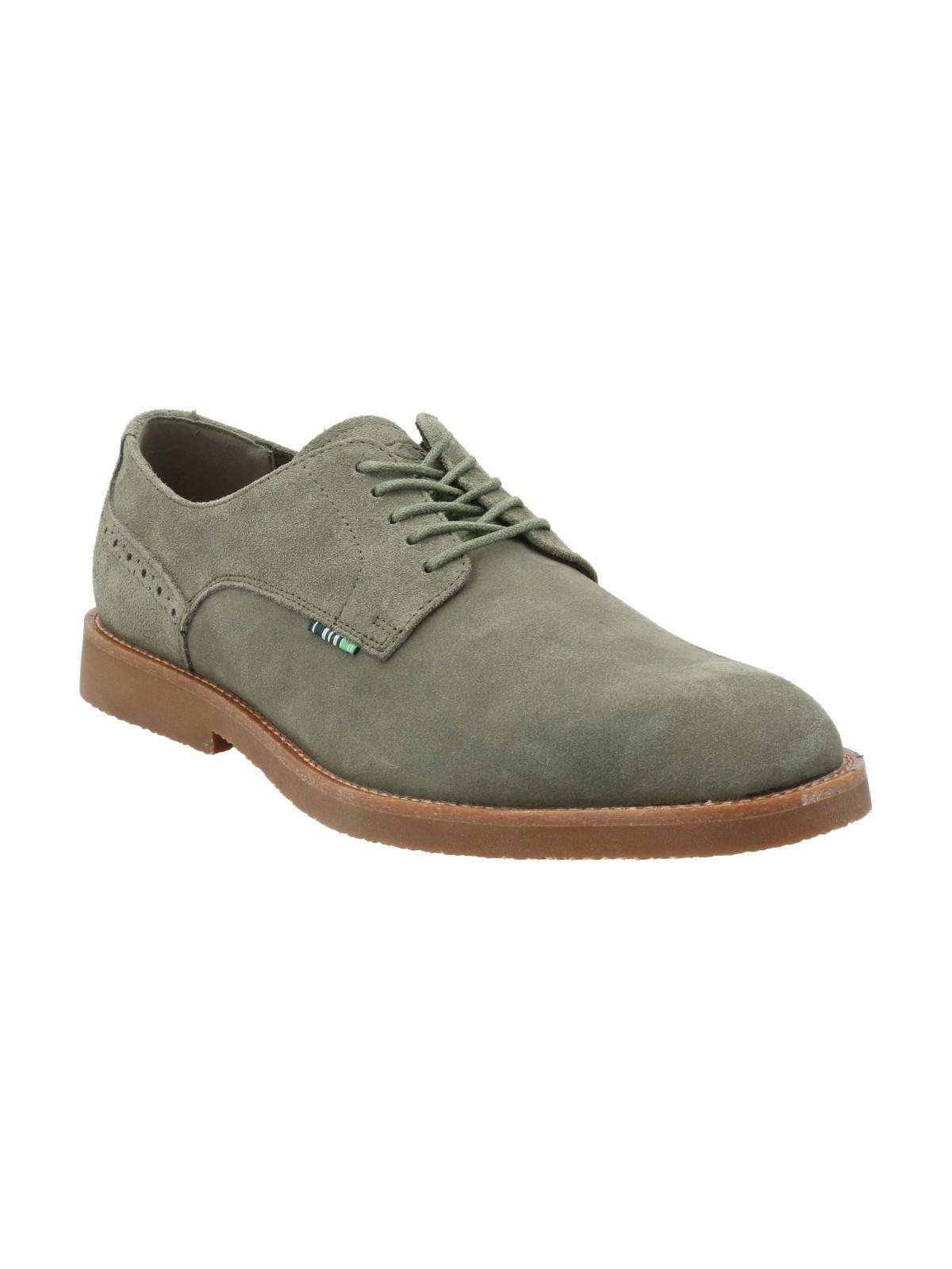 Zapato Cuero Hombre Torga Verde-1