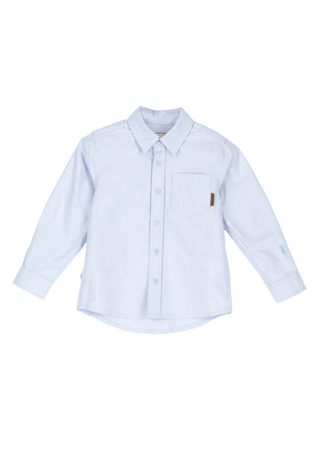 Camisa Niño Oxford Celeste-0