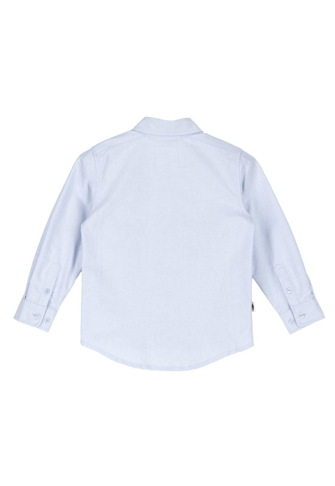 Camisa Niño Oxford Celeste-5