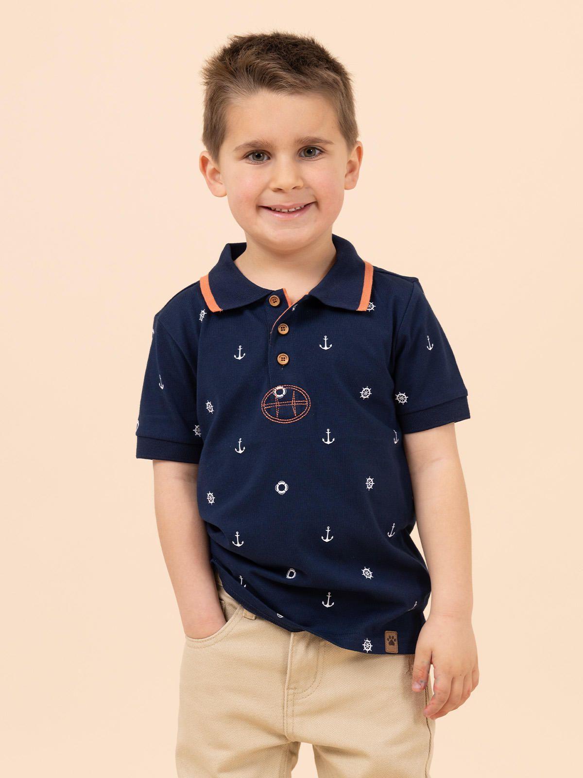 Polera Niño Bonn Azul-1