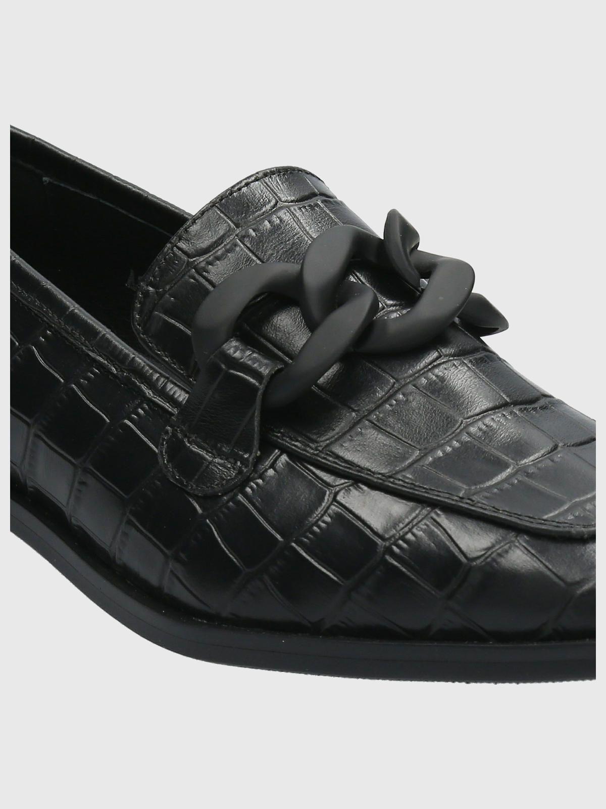 Mocasín Cuero Mujer Roberta Negro-7