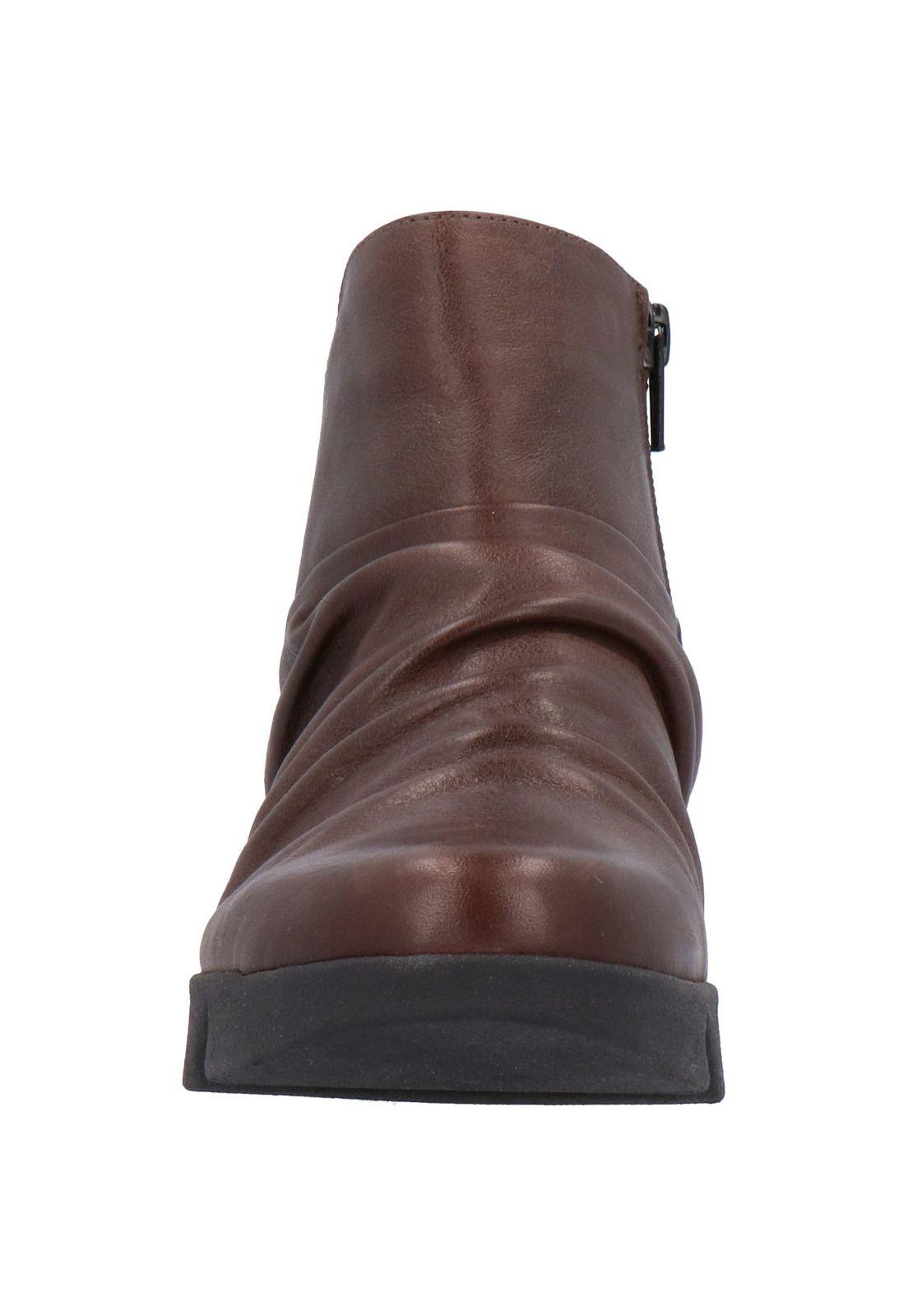 Botin Mujer Cuero Sakura Café-2