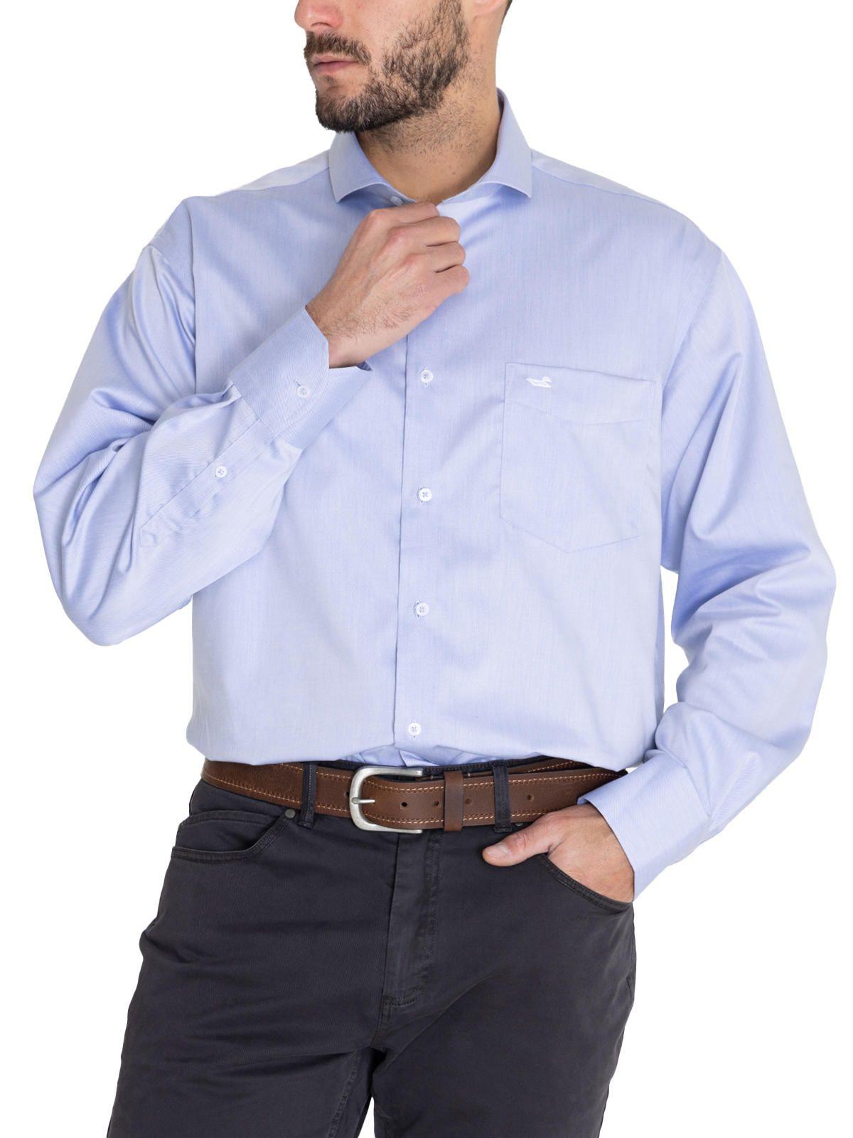 Camisa Cuello Ita Celeste E.Lifesolid Hombre -6