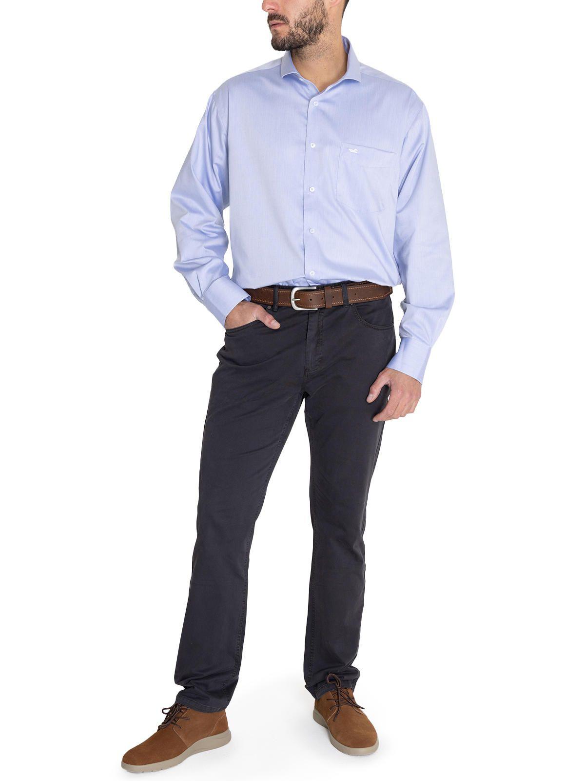 Camisa Cuello Ita Celeste E.Lifesolid Hombre -9
