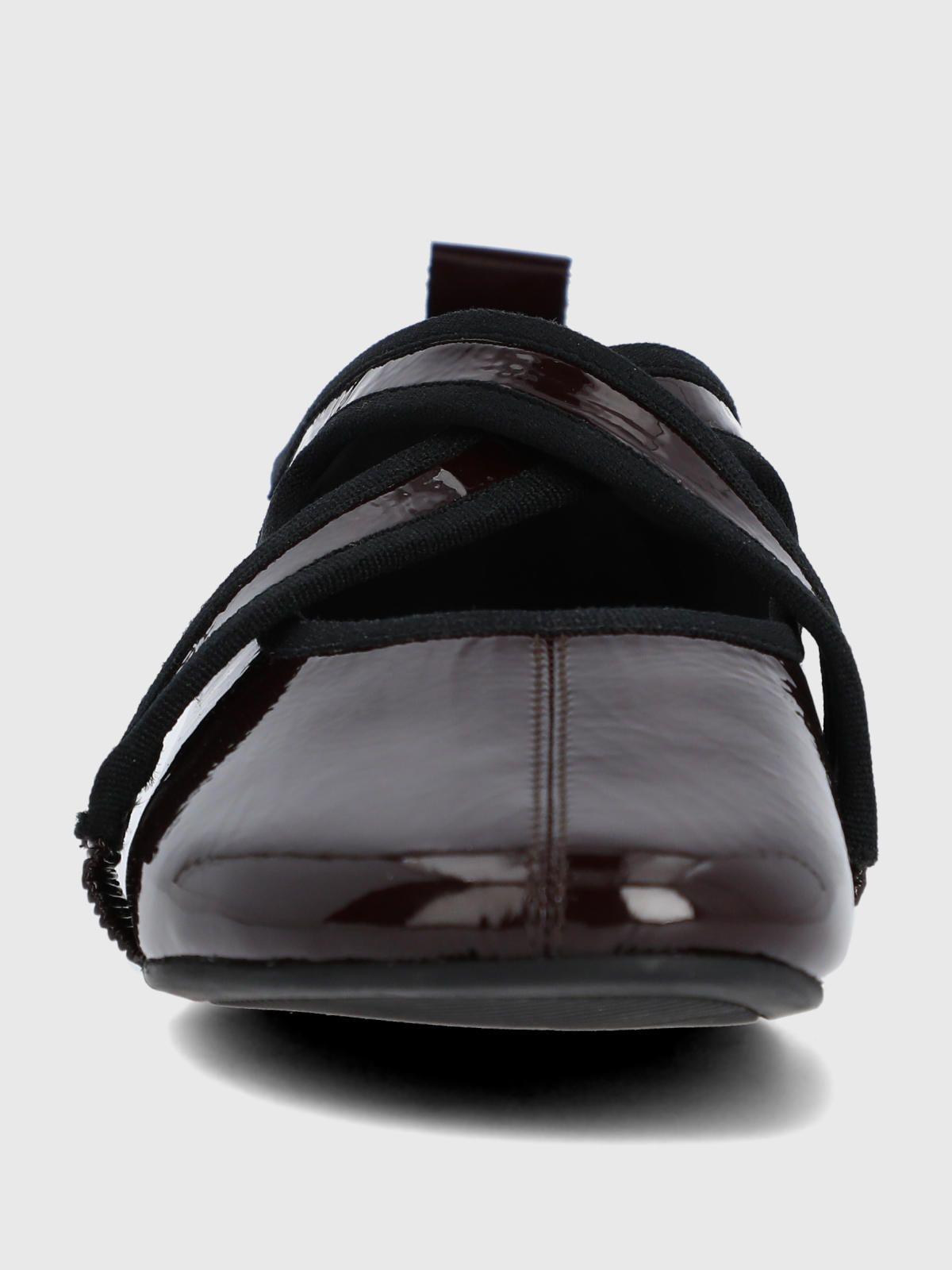 Ballerina Cuero Mujer Lales Burdeo-3