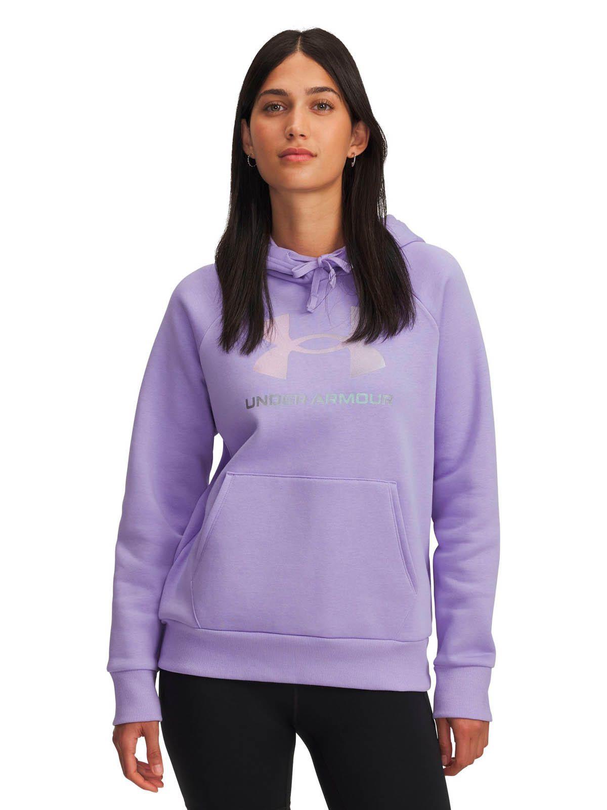 Polerón Lifestyle  mujer Rival Fleece Shimmer morado -0