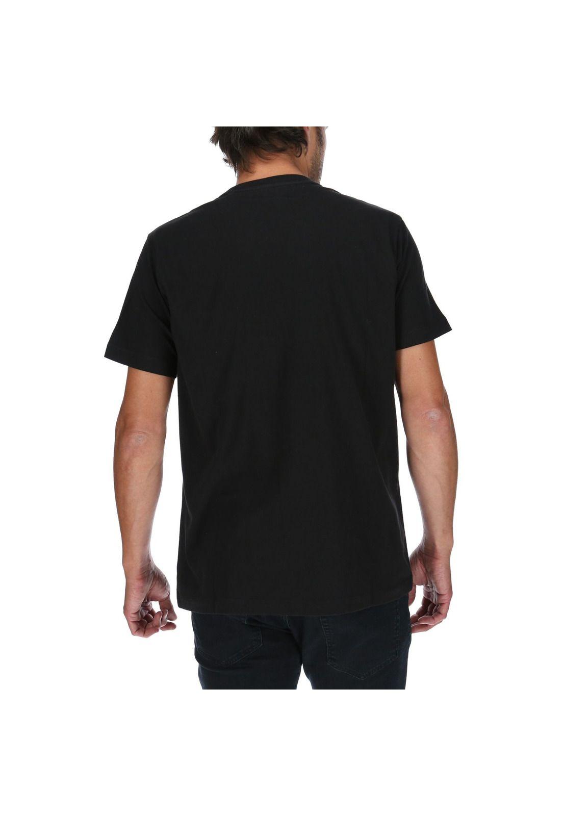 Polera Mc Hombre Script Classic Tee Negro-2