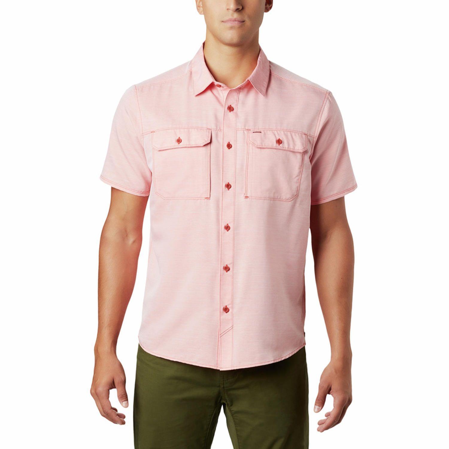 Camisa M/C Hombre Canyon Naranjo-0