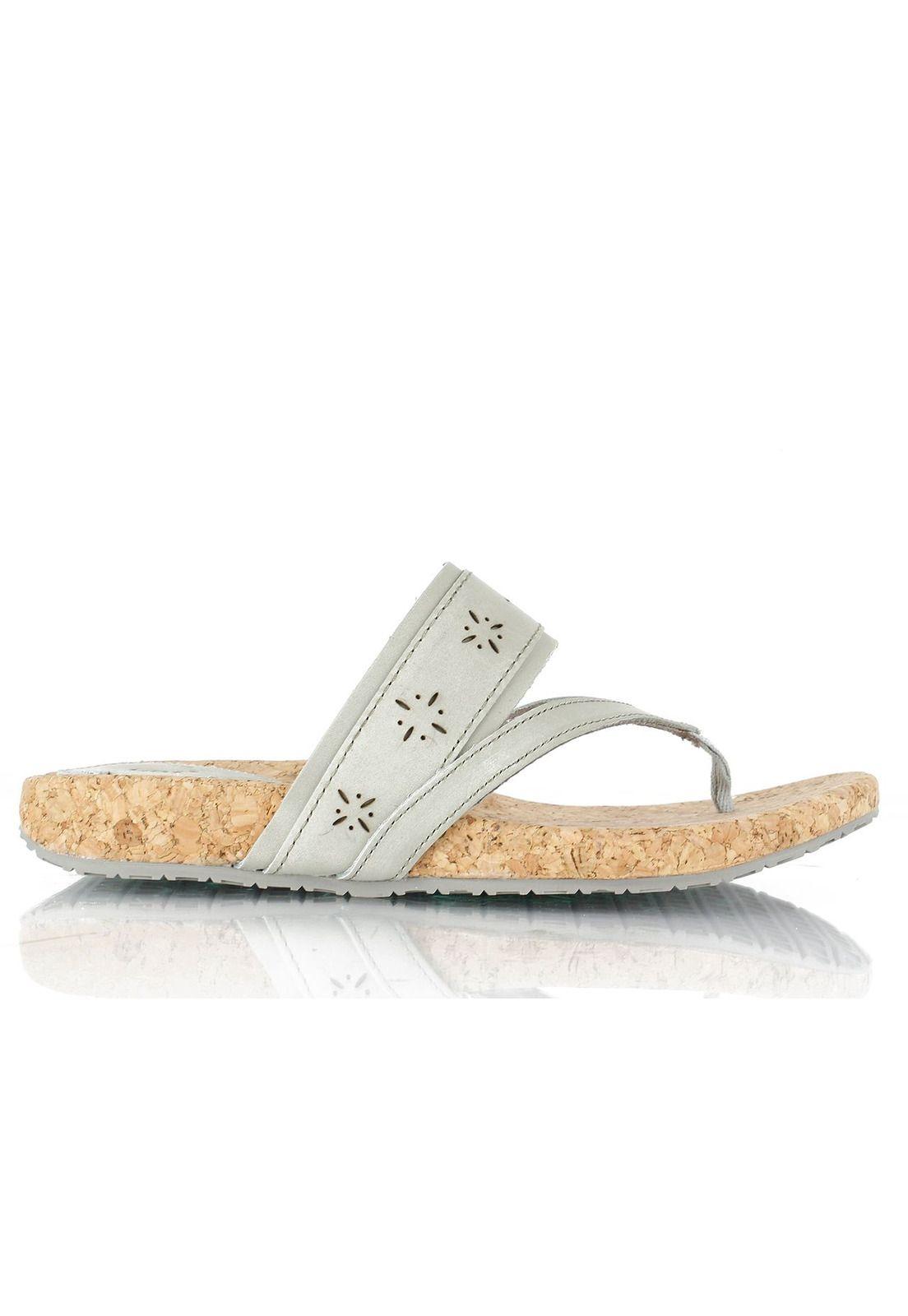 Sandalia Mujer Casual Tasie Blanco Cat-1