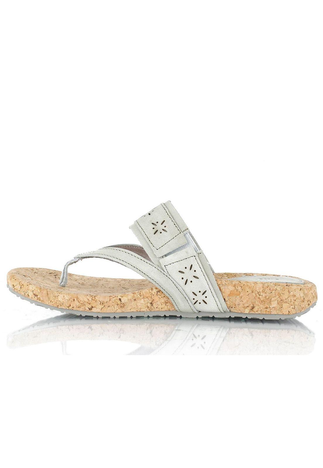 Sandalia Mujer Casual Tasie Blanco Cat-2