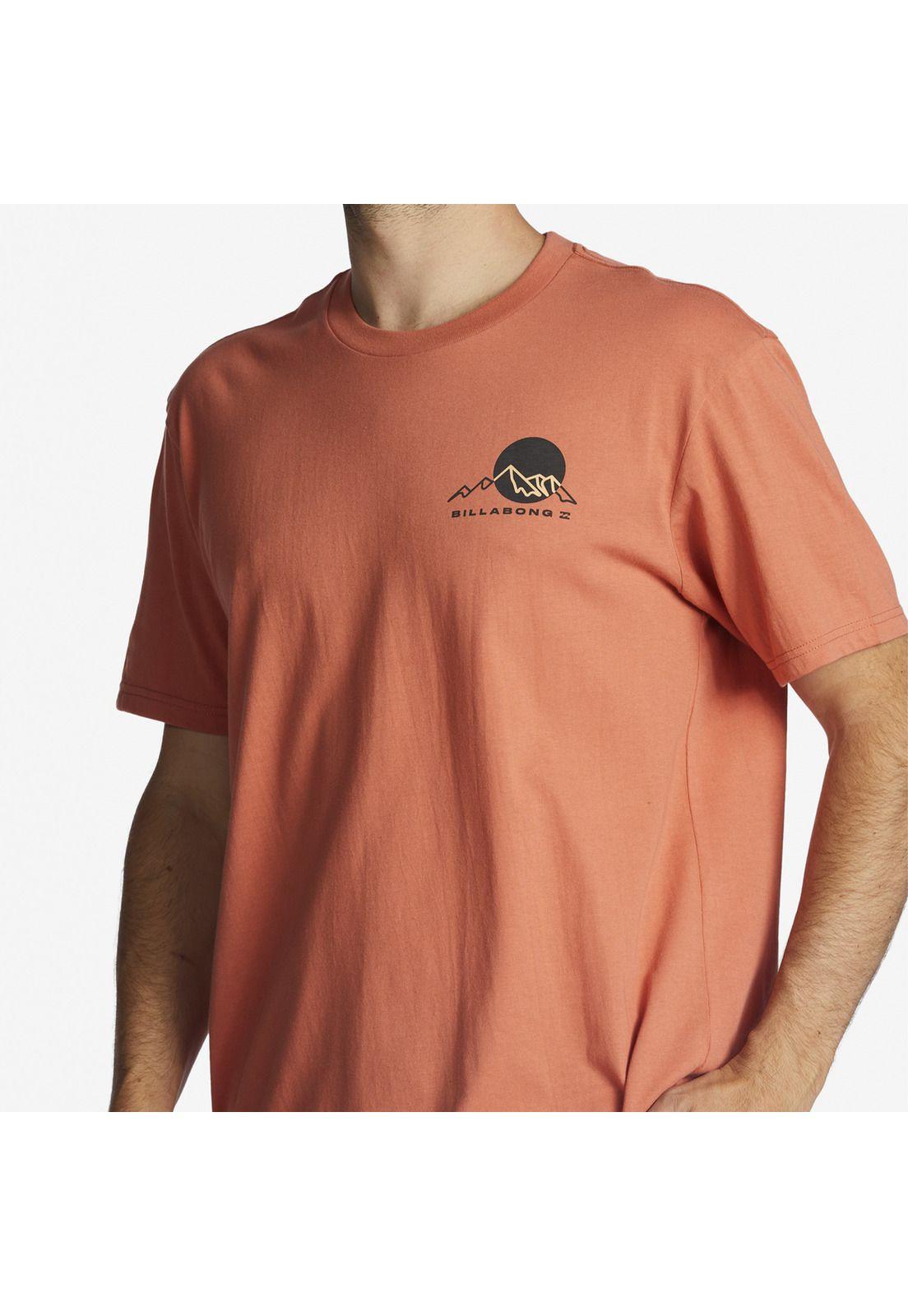 Polera M/C Hombre Sunset M Naranja-4