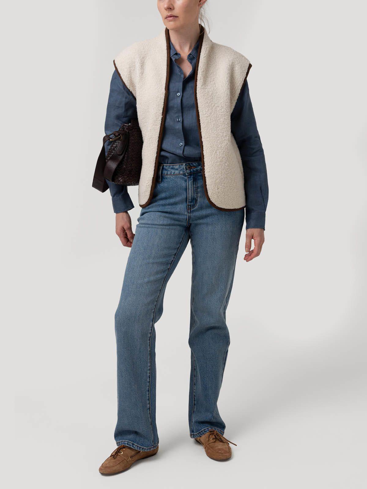 Polar Lana Mujer Gerbera Blanco-8