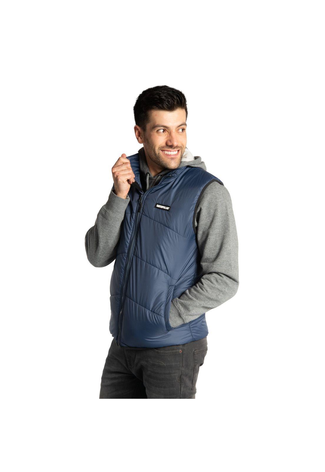 Parka Hombre Fdtn Chevron Ins Ves Azul Marino-0