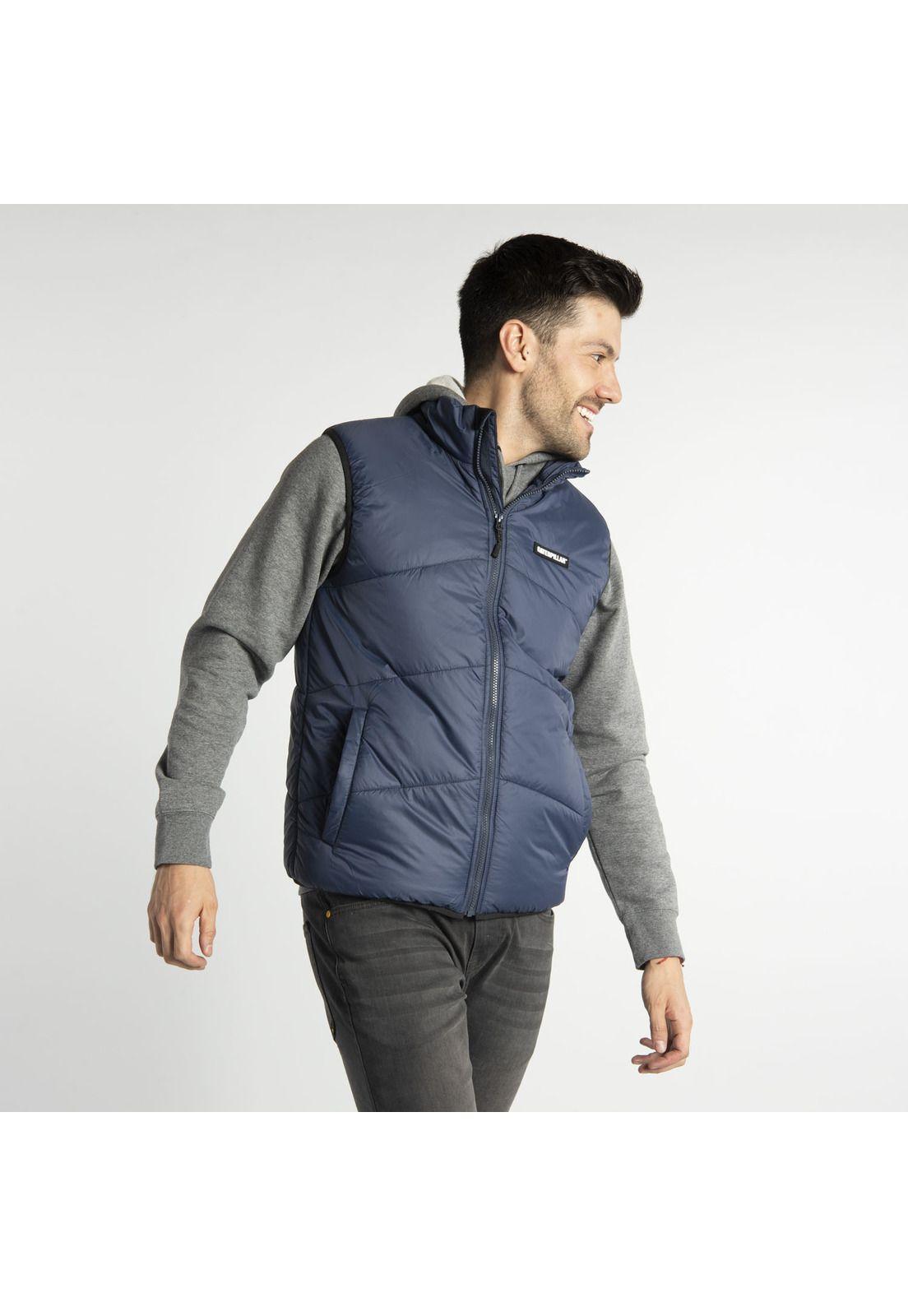 Parka Hombre Fdtn Chevron Ins Ves Azul Marino-1