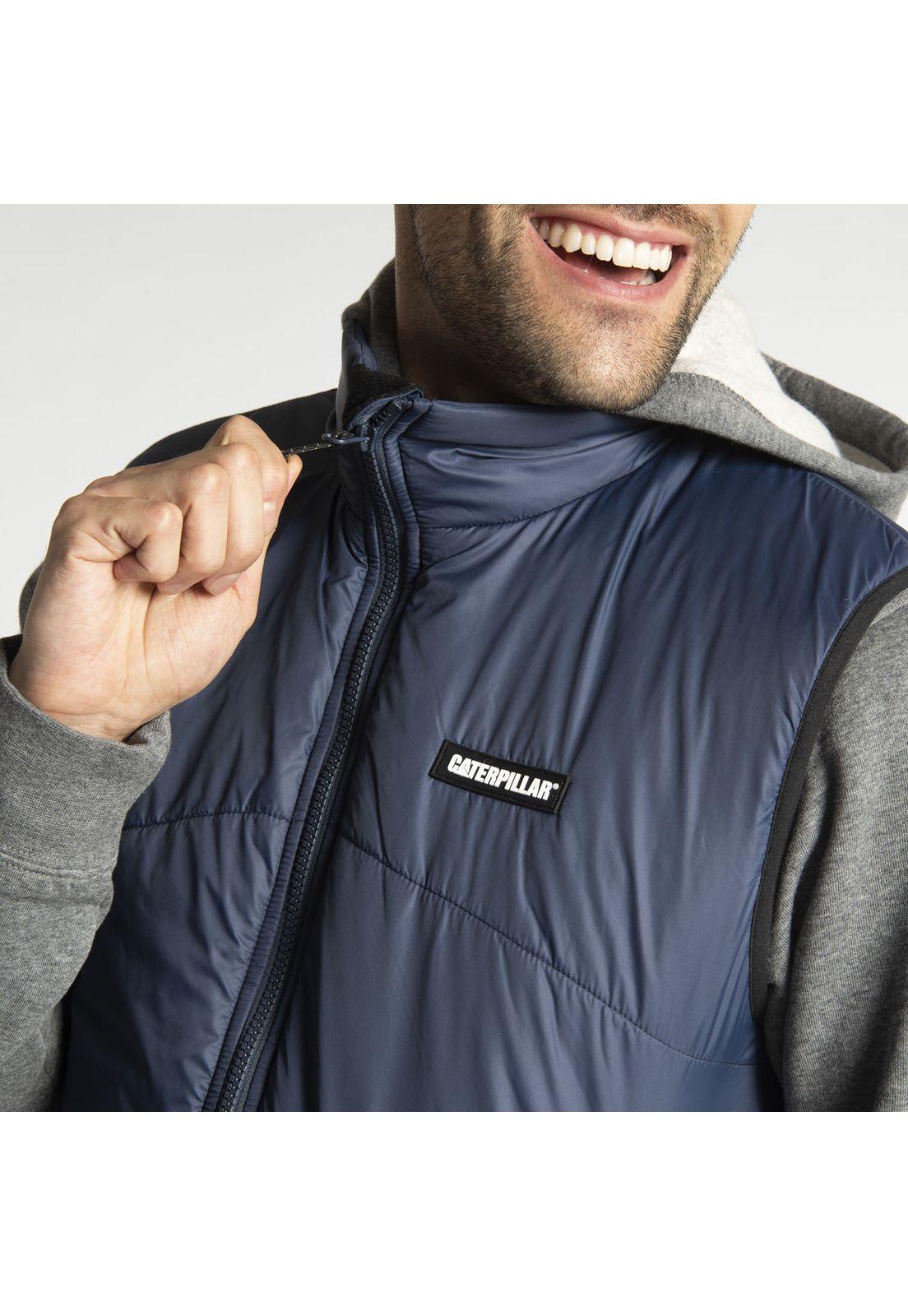 Parka Hombre Fdtn Chevron Ins Ves Azul Marino-3