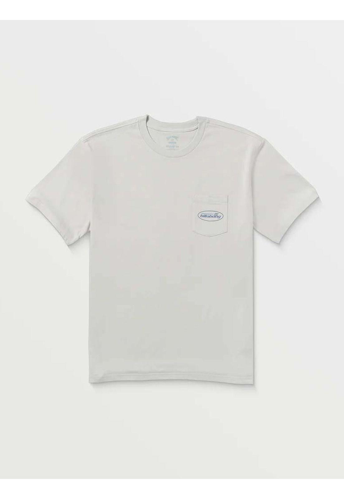 Polera Hombre Bad Dog Regular Gris Billabong-6