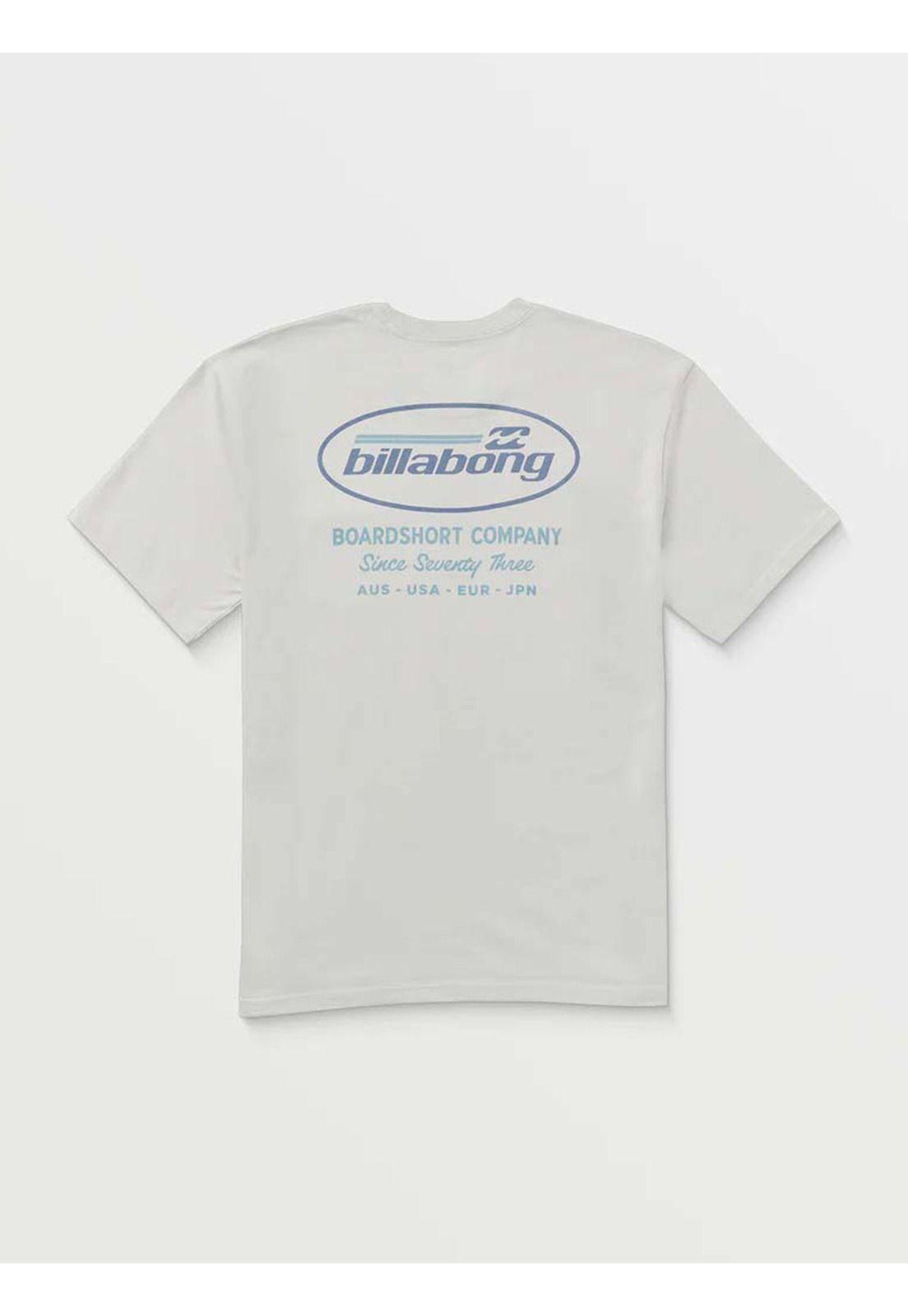 Polera Hombre Bad Dog Regular Gris Billabong-7