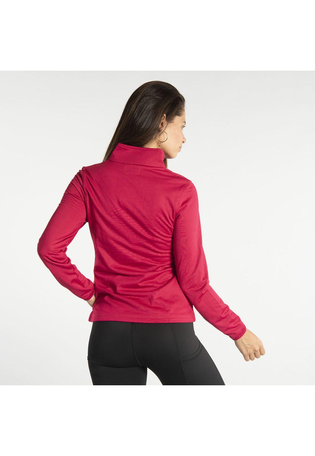 Polar Mujer W Fdtn Grid Fleece Rojo-2