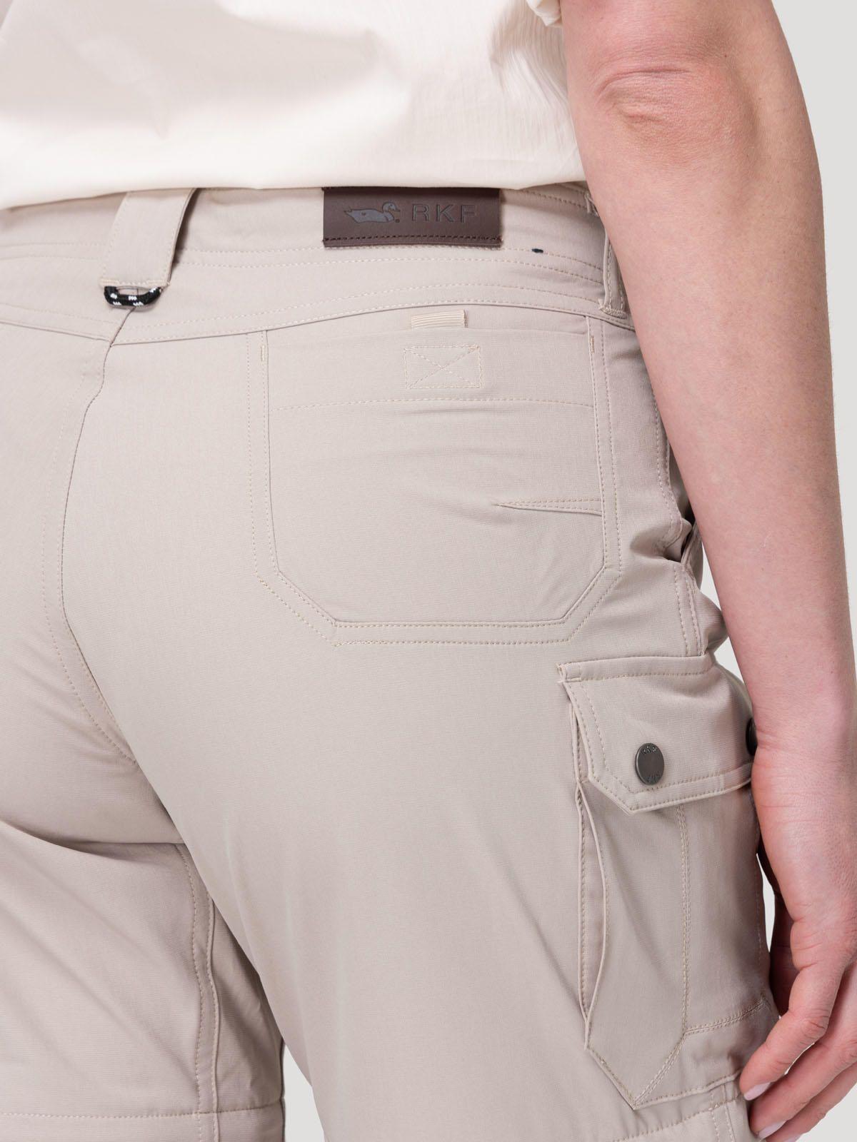 Pantalón Fibras Recicladas Mujer Desmont Beige-7